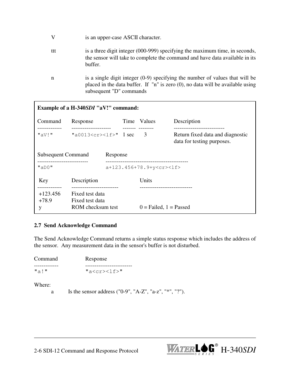H-340 sdi | Xylem H-340SDI User Manual | Page 20 / 32