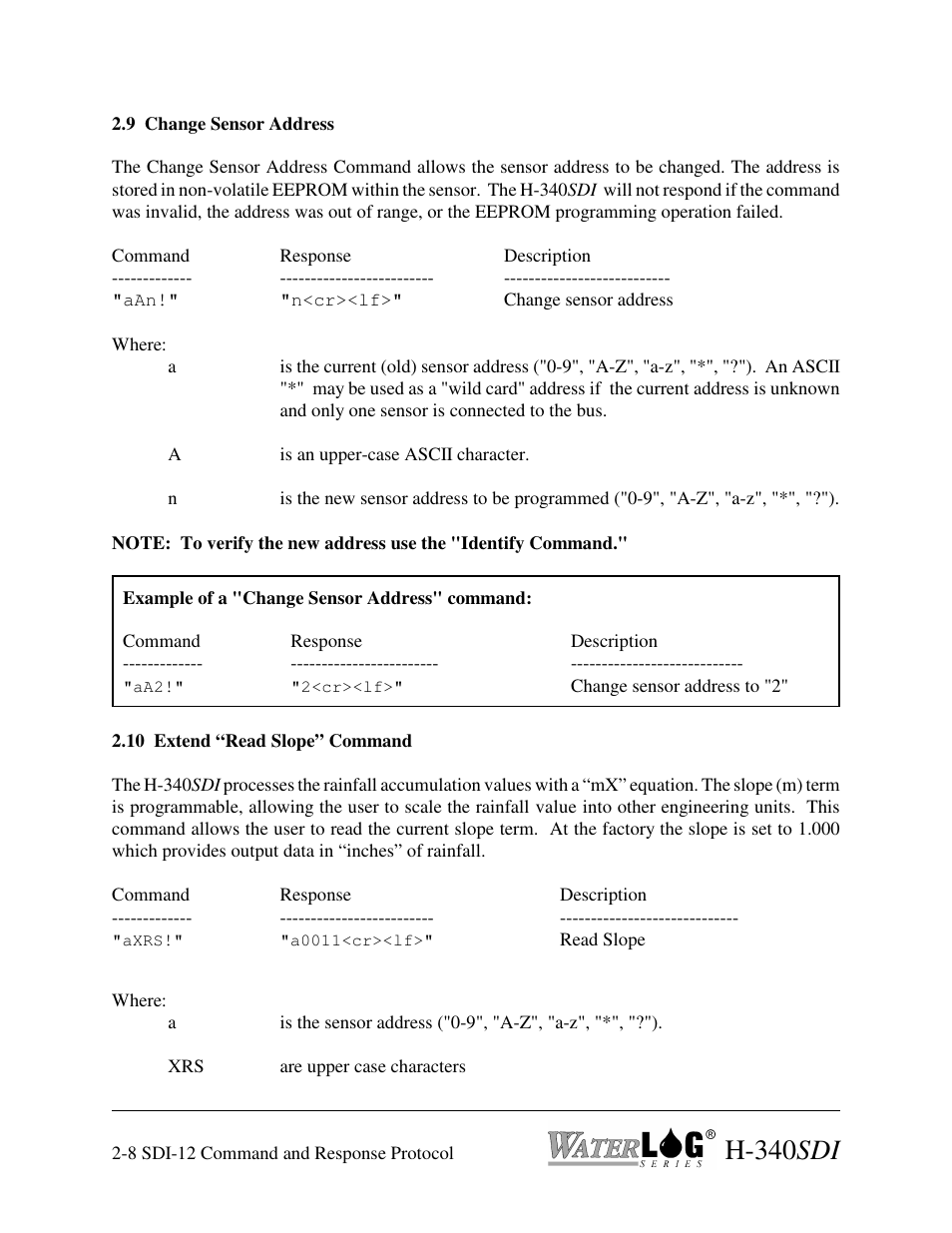 H-340 sdi | Xylem H-340SDI User Manual | Page 22 / 32