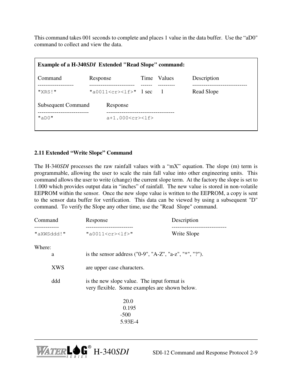 H-340 sdi | Xylem H-340SDI User Manual | Page 23 / 32