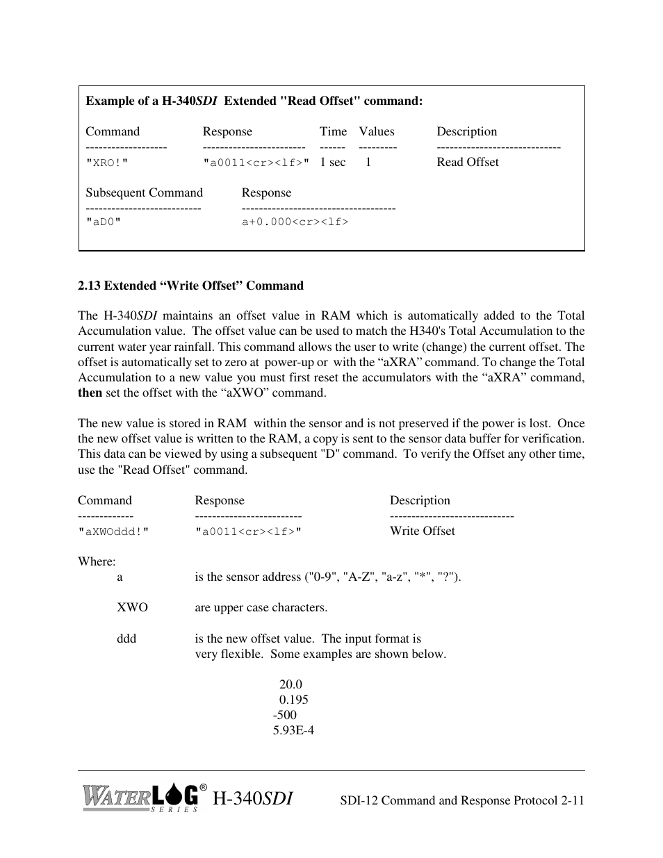 H-340 sdi | Xylem H-340SDI User Manual | Page 25 / 32