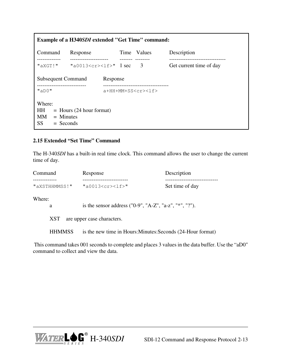 H-340 sdi | Xylem H-340SDI User Manual | Page 27 / 32