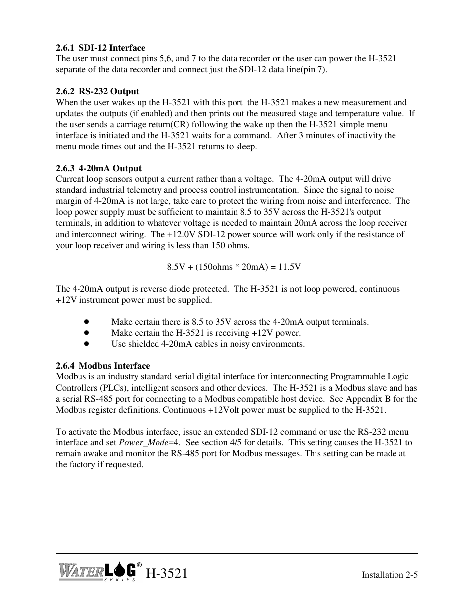 H-3521 | Xylem H-3521 User Manual | Page 15 / 57