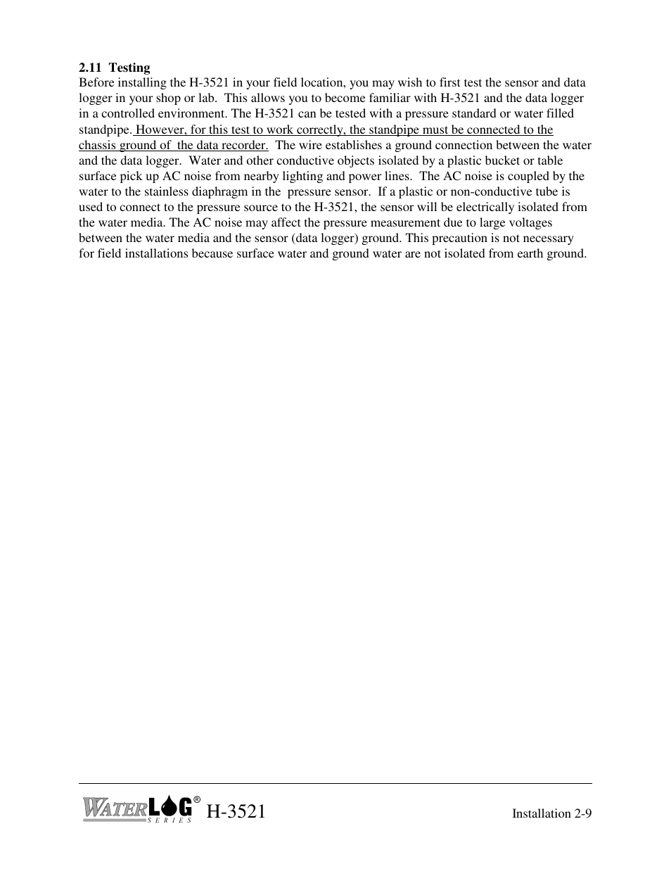 H-3521 | Xylem H-3521 User Manual | Page 19 / 57