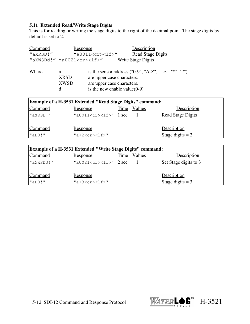 H-3521 | Xylem H-3521 User Manual | Page 42 / 57