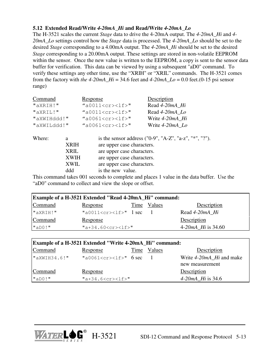 H-3521 | Xylem H-3521 User Manual | Page 43 / 57