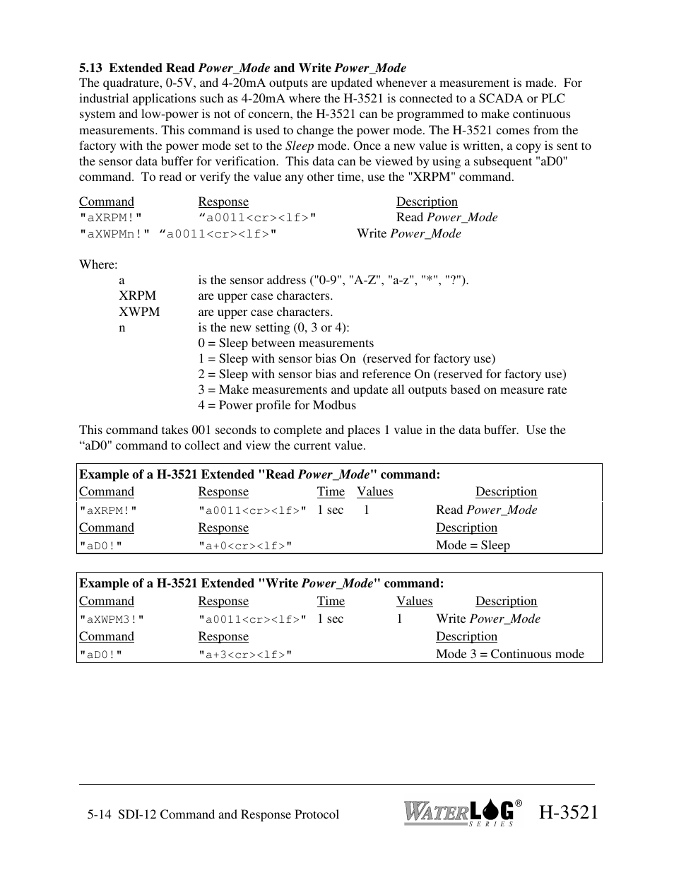 H-3521 | Xylem H-3521 User Manual | Page 44 / 57
