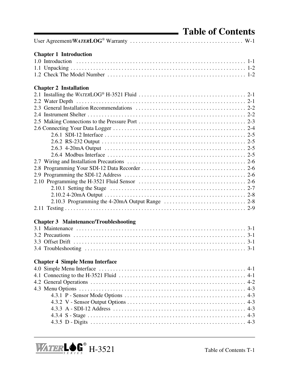Xylem H-3521 User Manual | Page 5 / 57
