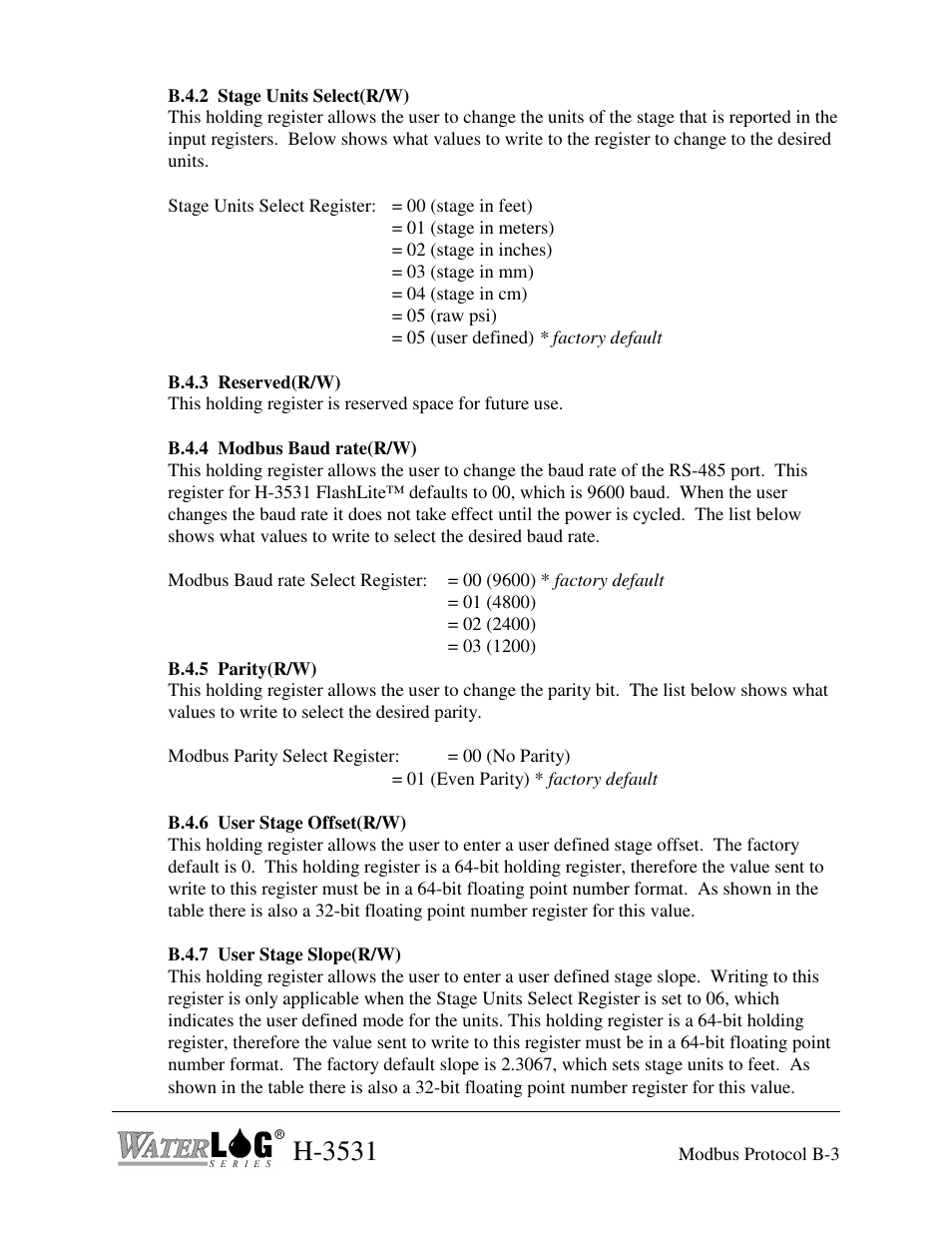H-3531 | Xylem H-3521 User Manual | Page 55 / 57