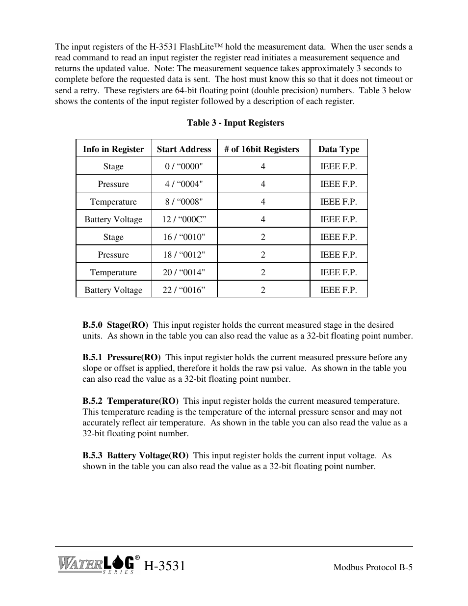 H-3531 | Xylem H-3521 User Manual | Page 57 / 57