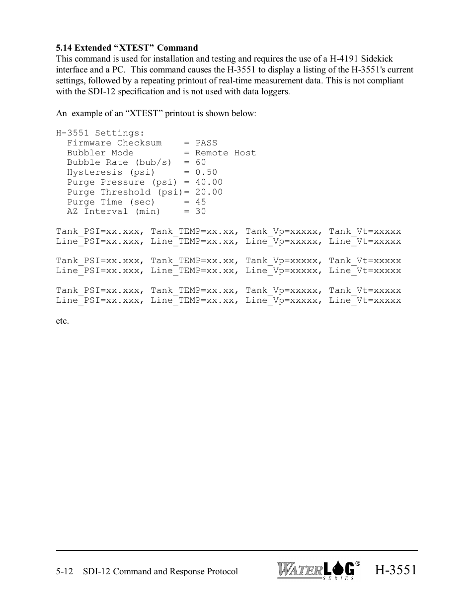 H-3551 | Xylem H-3551 User Manual | Page 30 / 42