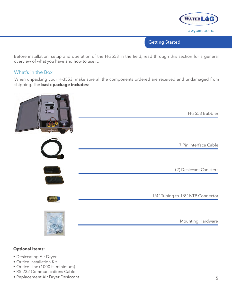 Xylem H-3553 User Manual | Page 7 / 36