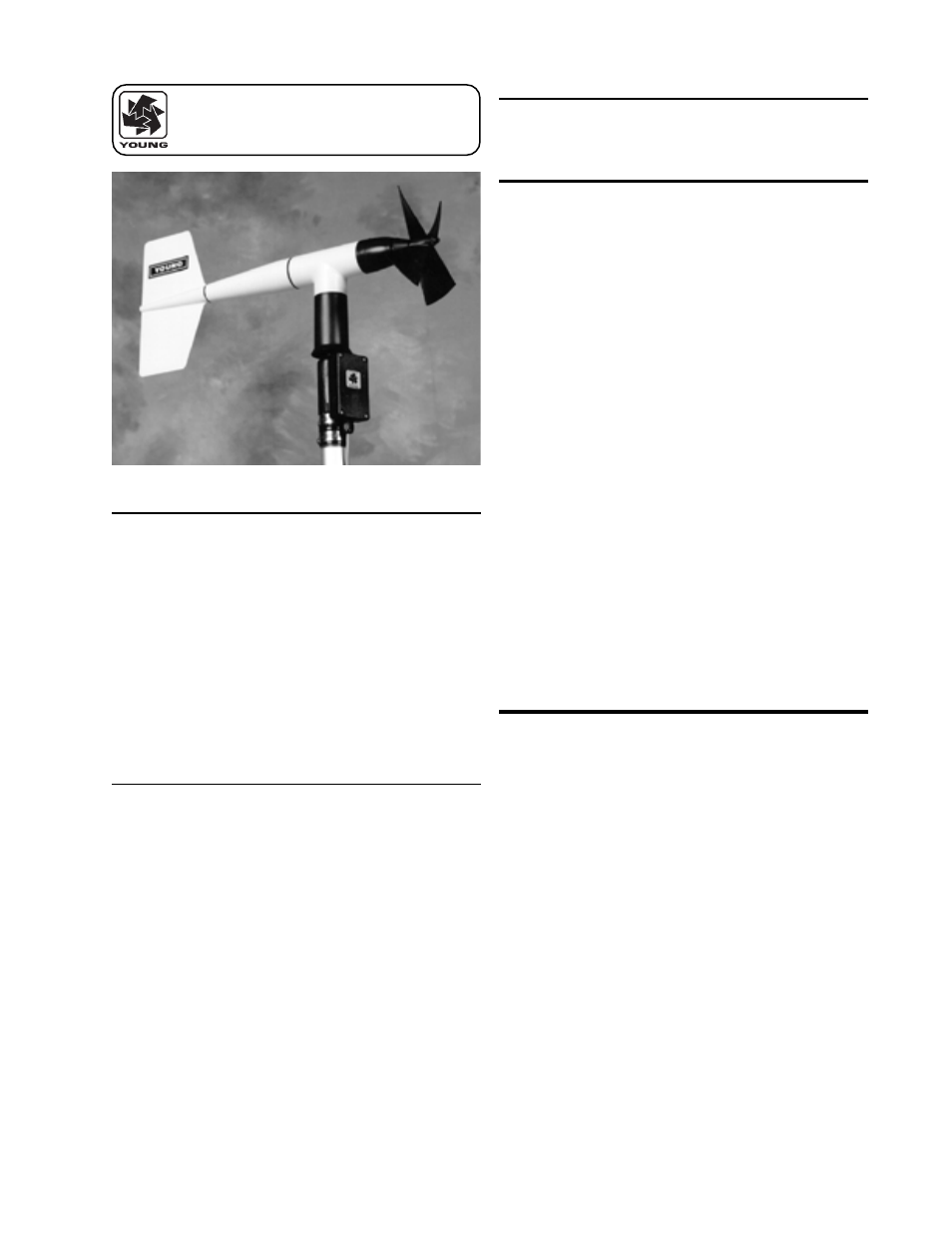 I ntroduction, Initial checkout, Wind monitor | Xylem H-375 04101 WIND MONITOR-JR User Manual | Page 10 / 18