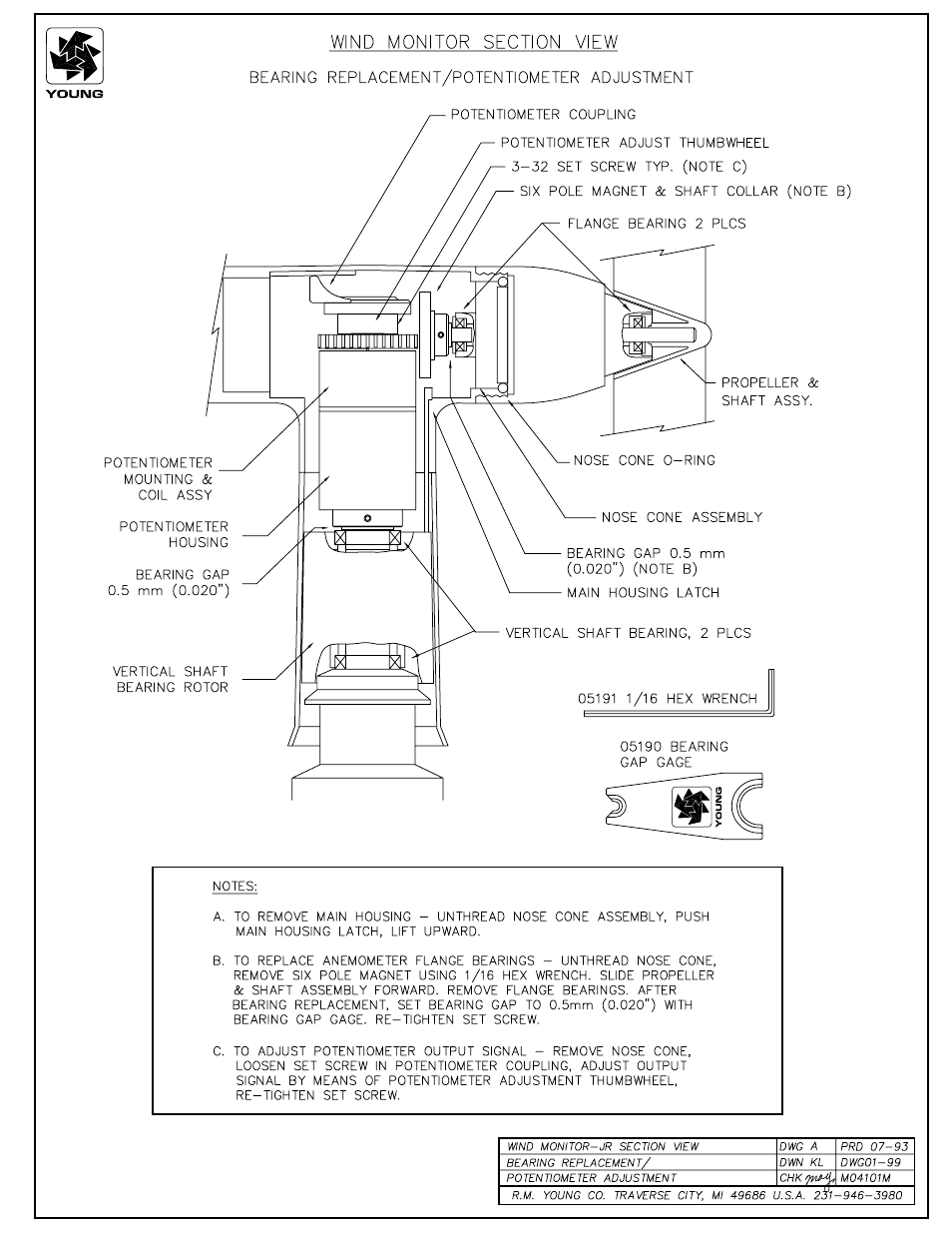 Xylem H-375 04101 WIND MONITOR-JR User Manual | Page 7 / 18
