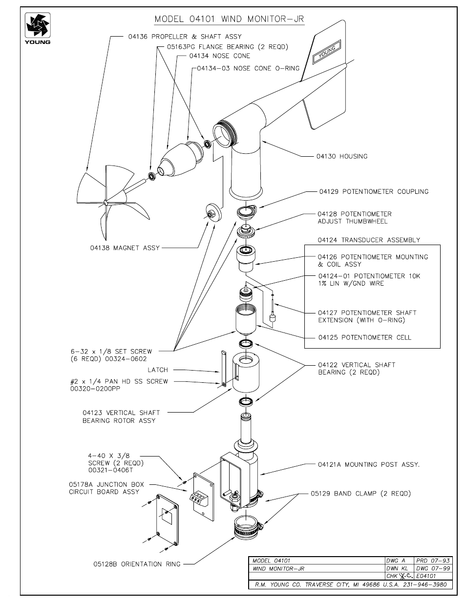 Xylem H-375 04101 WIND MONITOR-JR User Manual | Page 8 / 18