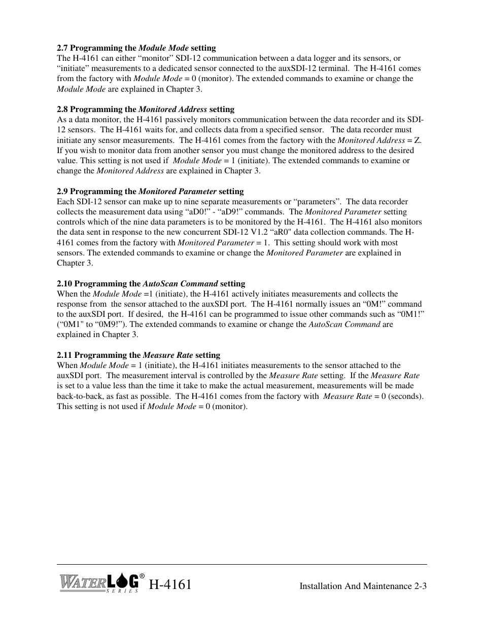 H-4161 | Xylem H-4161 User Manual | Page 11 / 36