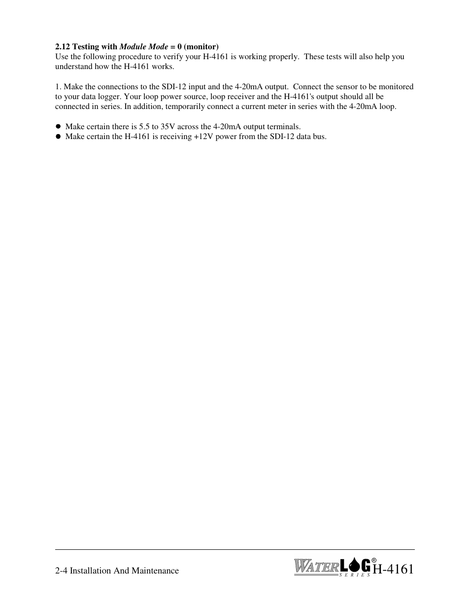 H-4161 | Xylem H-4161 User Manual | Page 12 / 36