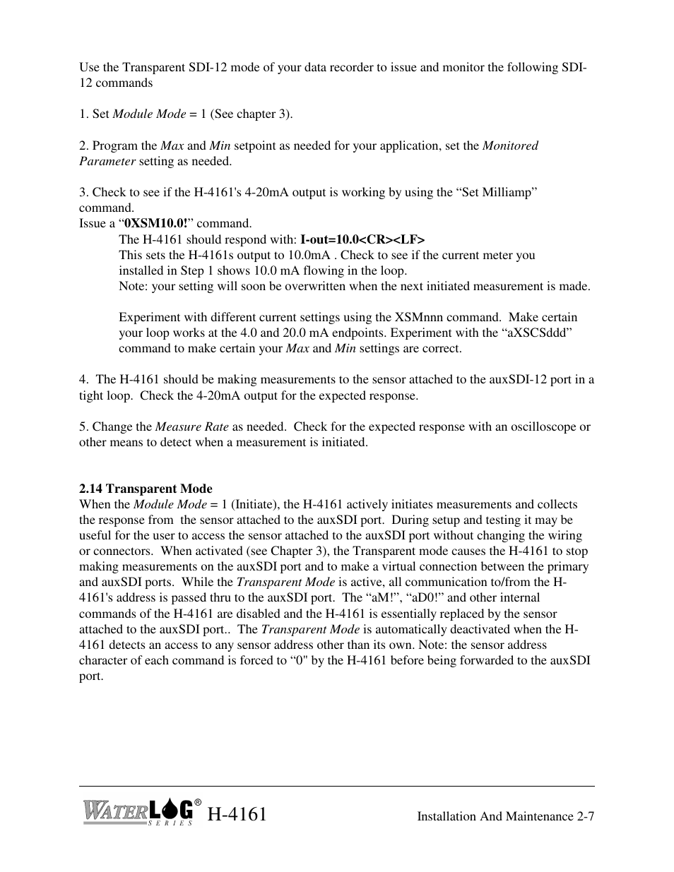 H-4161 | Xylem H-4161 User Manual | Page 15 / 36