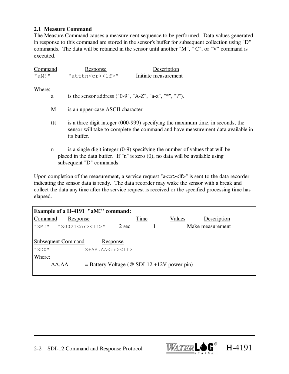 H-4191 | Xylem H-4191 User Manual | Page 12 / 21