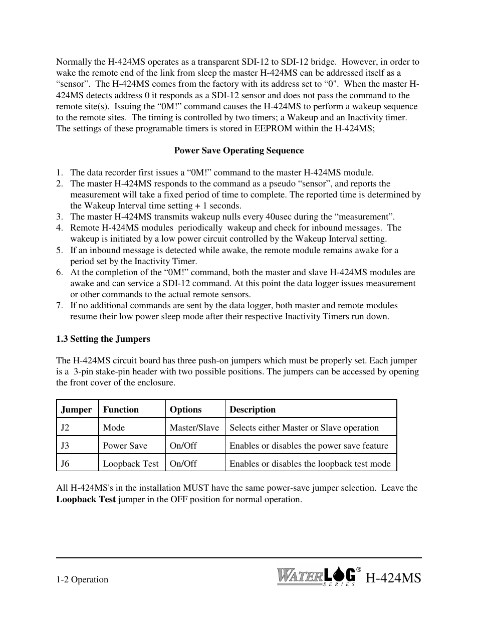 H-424ms | Xylem H-424MS V1.0 User Manual | Page 10 / 25