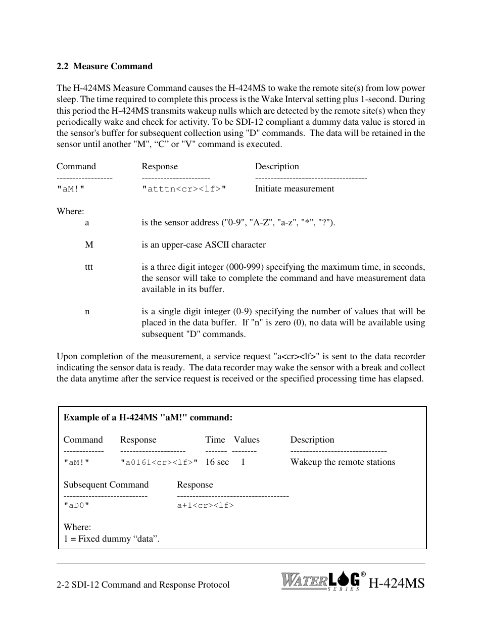 H-424ms | Xylem H-424MS V1.0 User Manual | Page 18 / 25