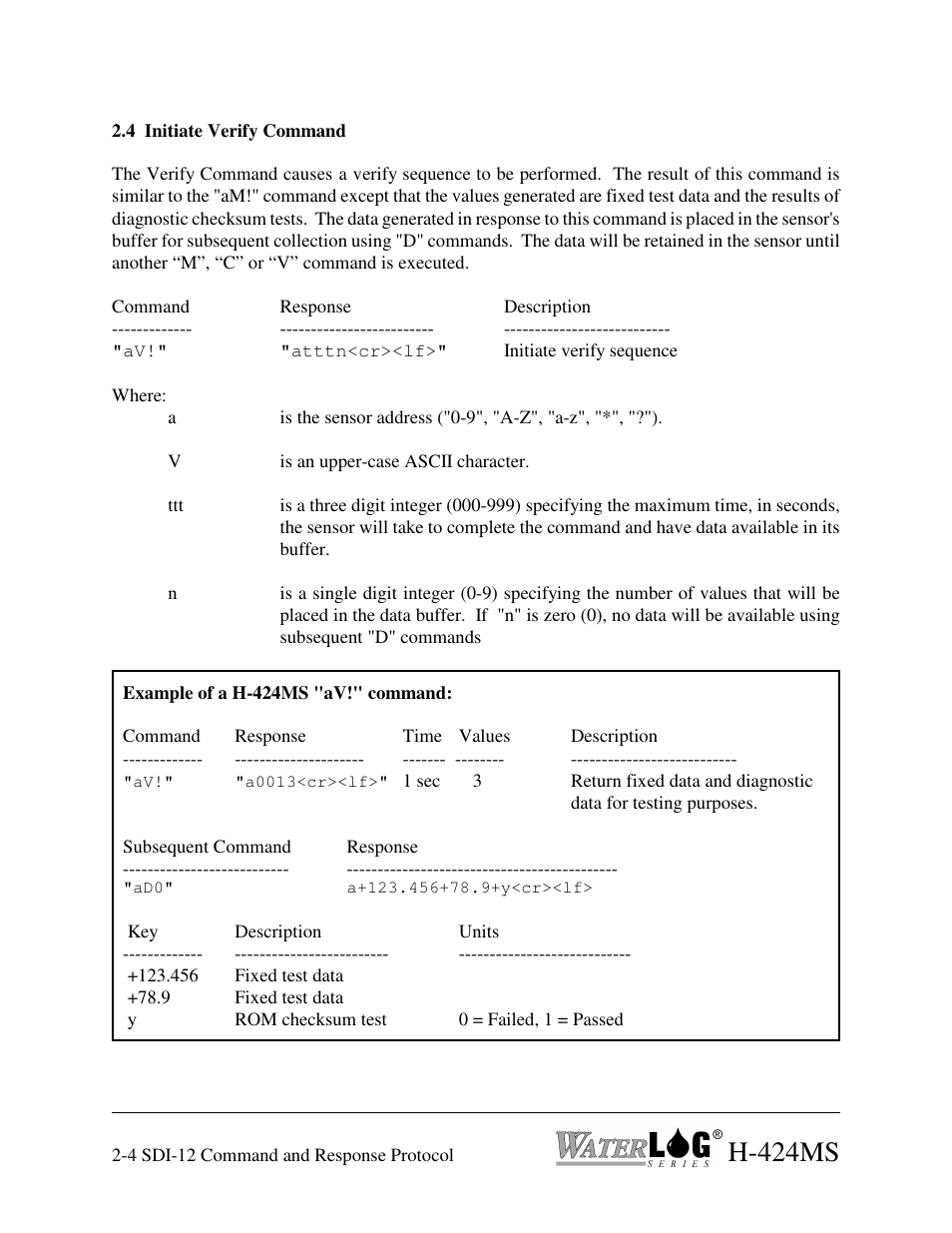 H-424ms | Xylem H-424MS V1.0 User Manual | Page 20 / 25