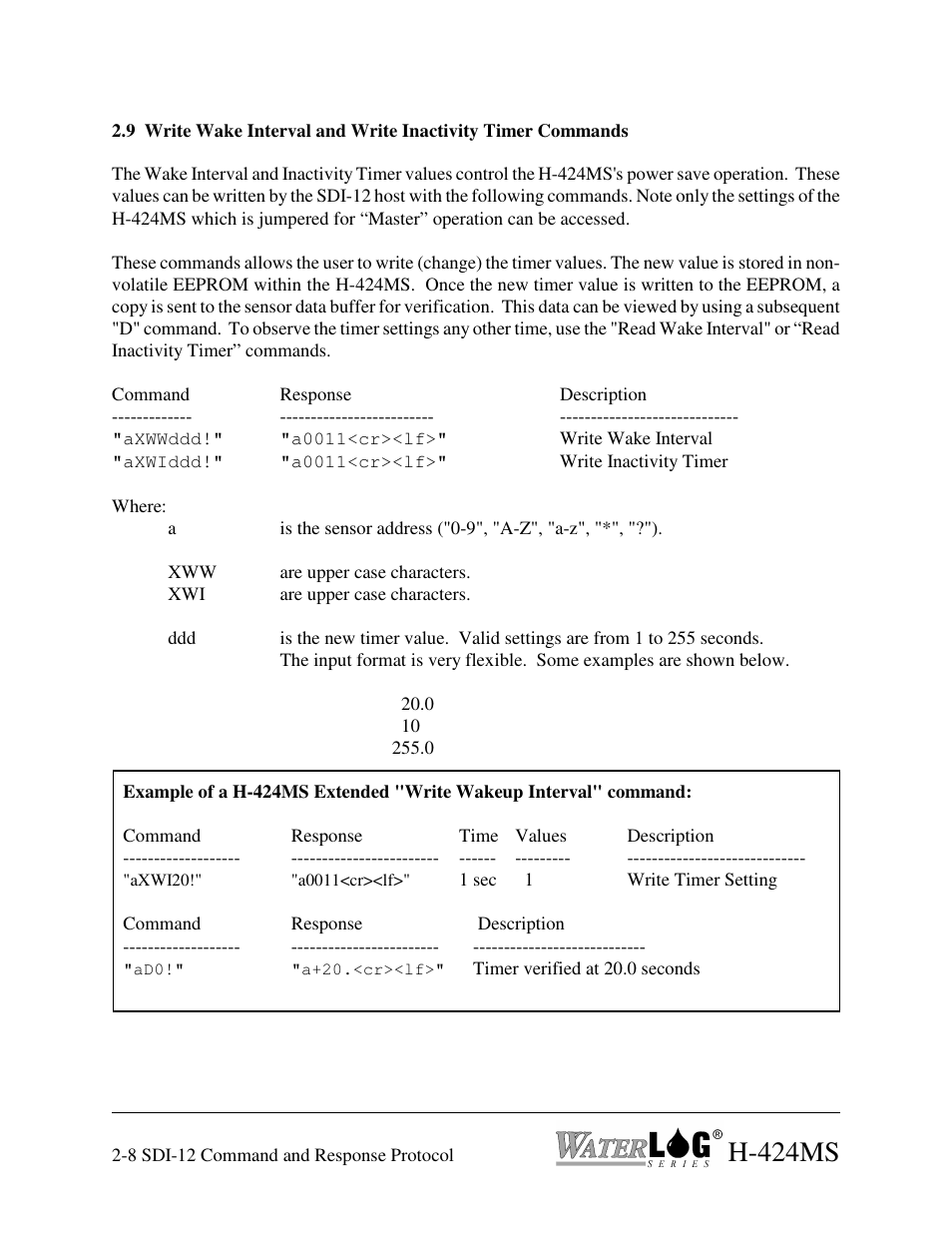 H-424ms | Xylem H-424MS V1.0 User Manual | Page 24 / 25