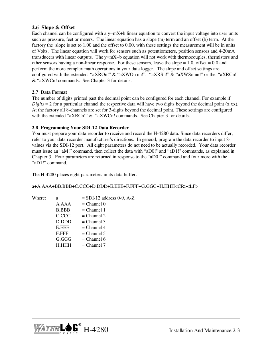 H-4280 | Xylem H-4280 User Manual | Page 11 / 34