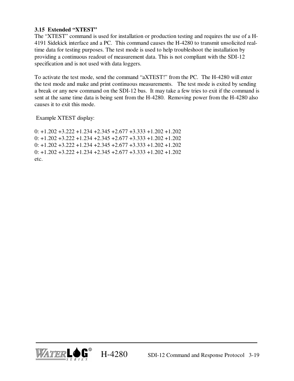 H-4280 | Xylem H-4280 User Manual | Page 31 / 34