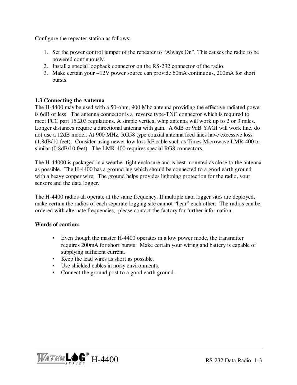 H-4400 | Xylem H-4400 User Manual | Page 5 / 7
