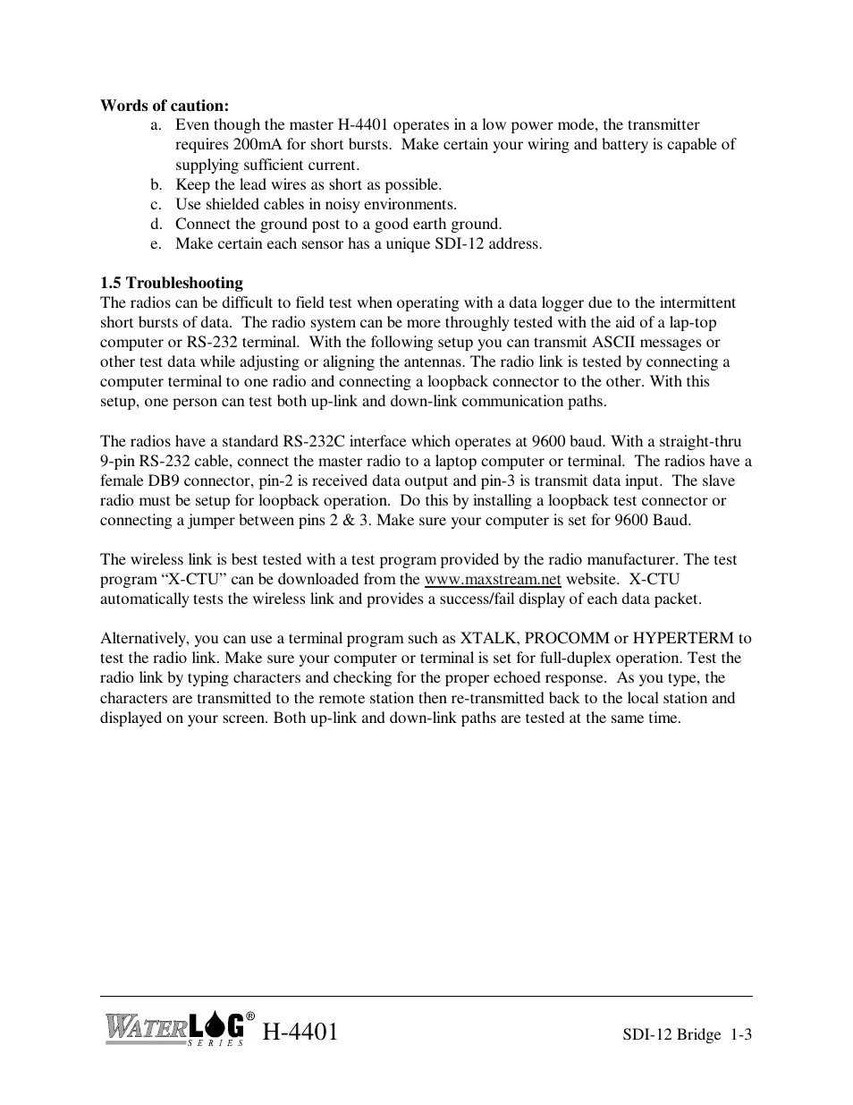 H-4401 | Xylem H-4401 User Manual | Page 5 / 6