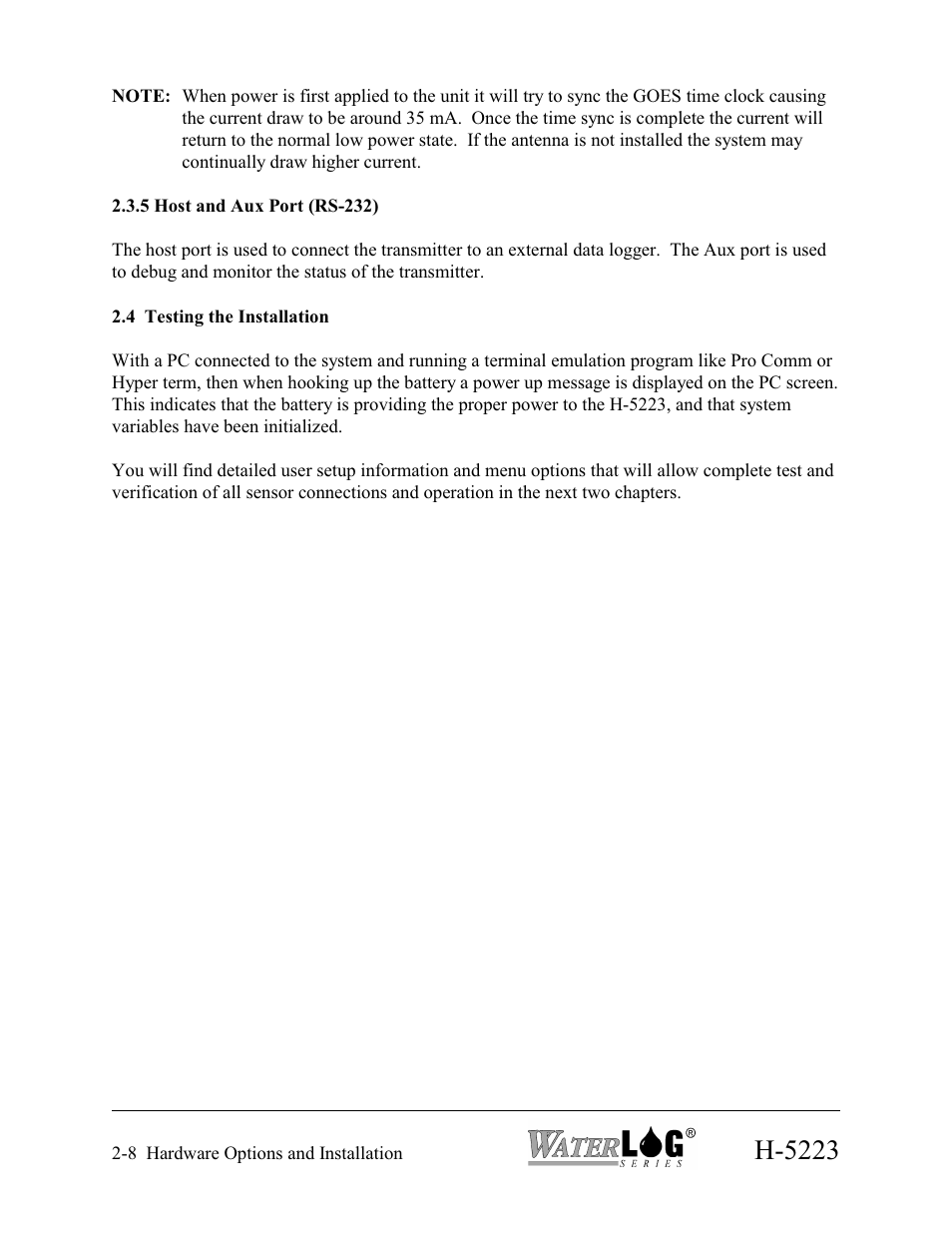 H-5223 | Xylem H-5223 User Manual | Page 22 / 107