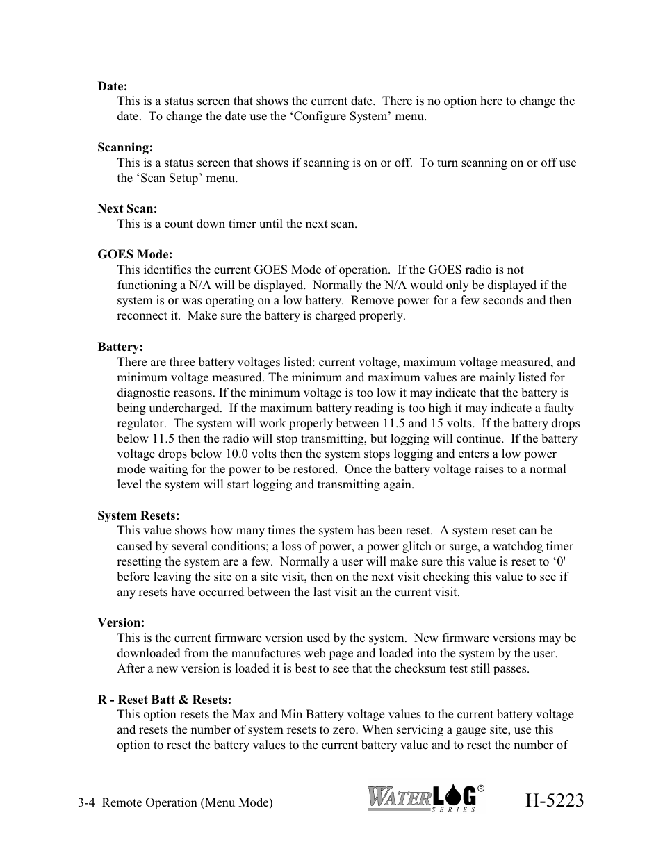 H-5223 | Xylem H-5223 User Manual | Page 26 / 107