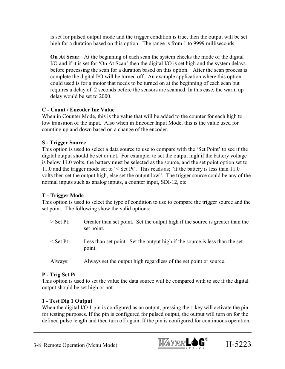 H-5223 | Xylem H-5223 User Manual | Page 30 / 107