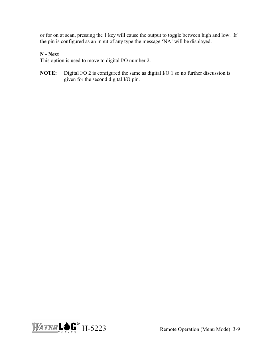 H-5223 | Xylem H-5223 User Manual | Page 31 / 107