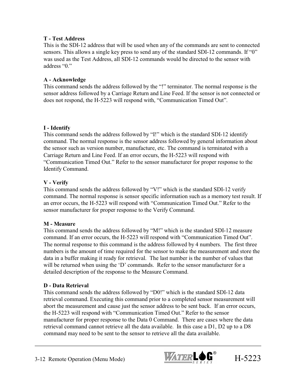 H-5223 | Xylem H-5223 User Manual | Page 34 / 107