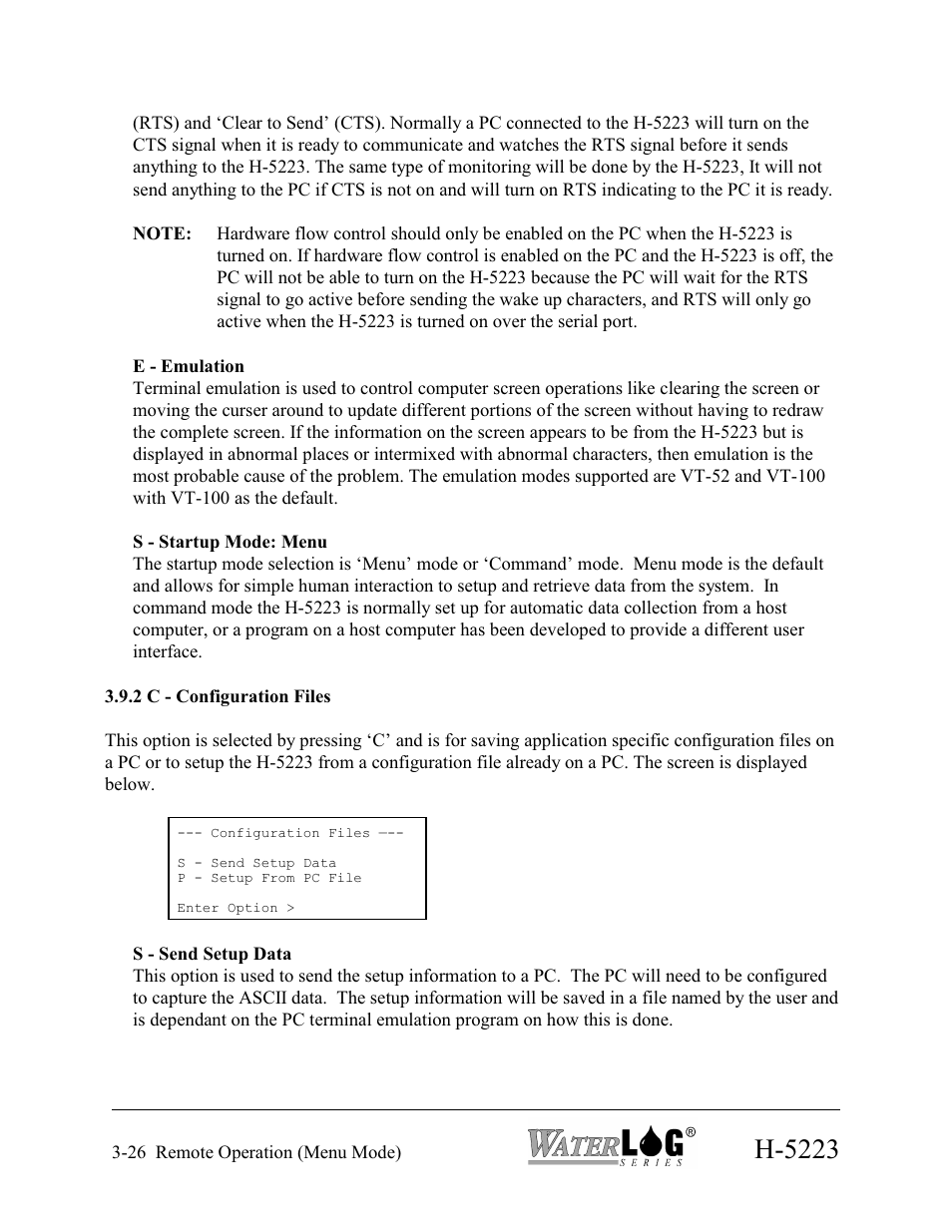 H-5223 | Xylem H-5223 User Manual | Page 48 / 107