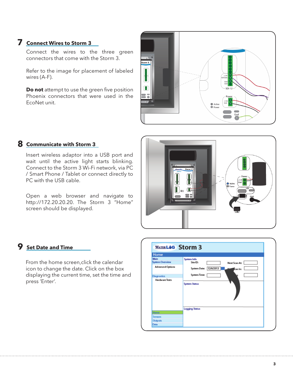 Xylem STORM 3 UPGRADE User Manual | Page 3 / 4