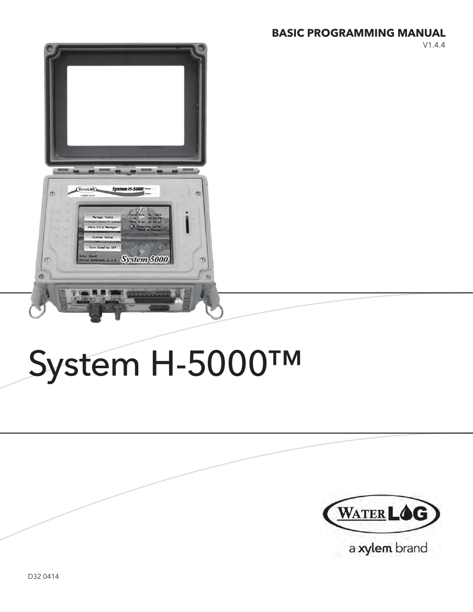 Xylem System 5000 BASIC Manual User Manual | 54 pages