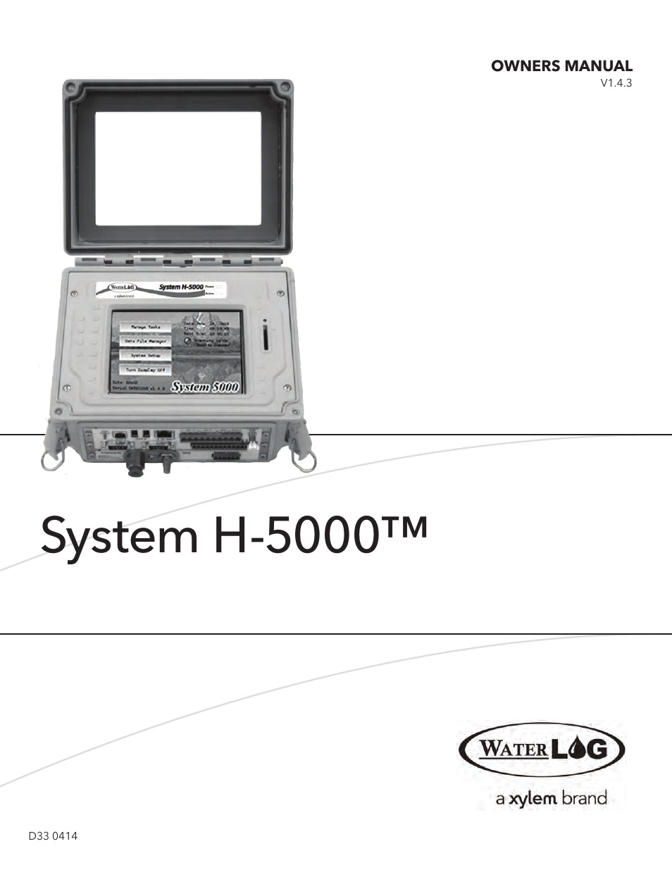 Xylem System 5000 User Manual User Manual | 136 pages