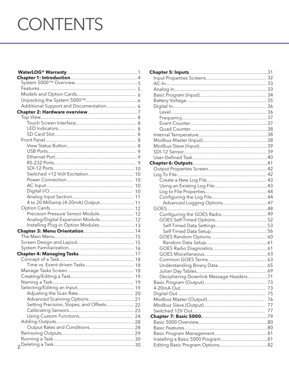 Xylem System 5000 User Manual User Manual | Page 4 / 136