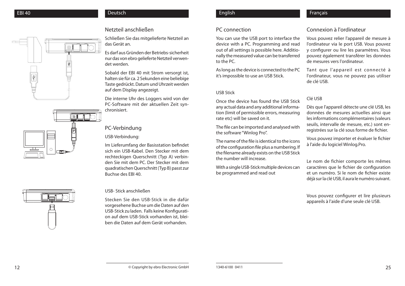 Xylem EBI 40 TK-6 User Manual | Page 12 / 18