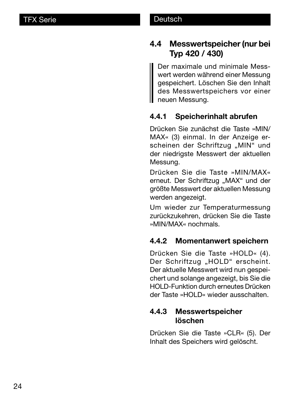 Xylem TFX Serie User Manual | Page 24 / 38