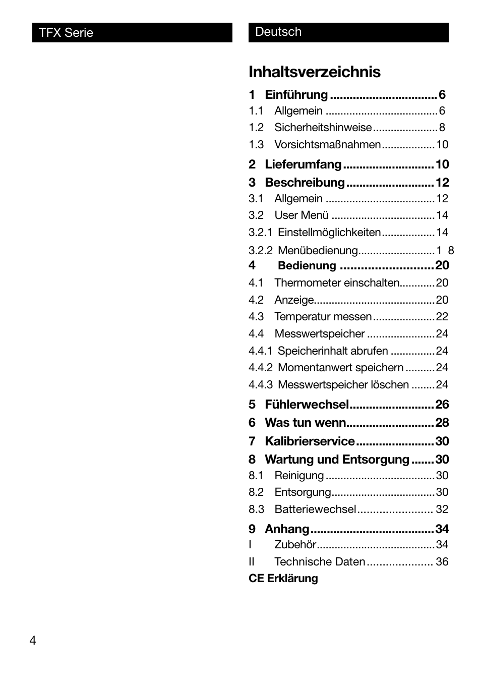 Xylem TFX Serie User Manual | Page 4 / 38