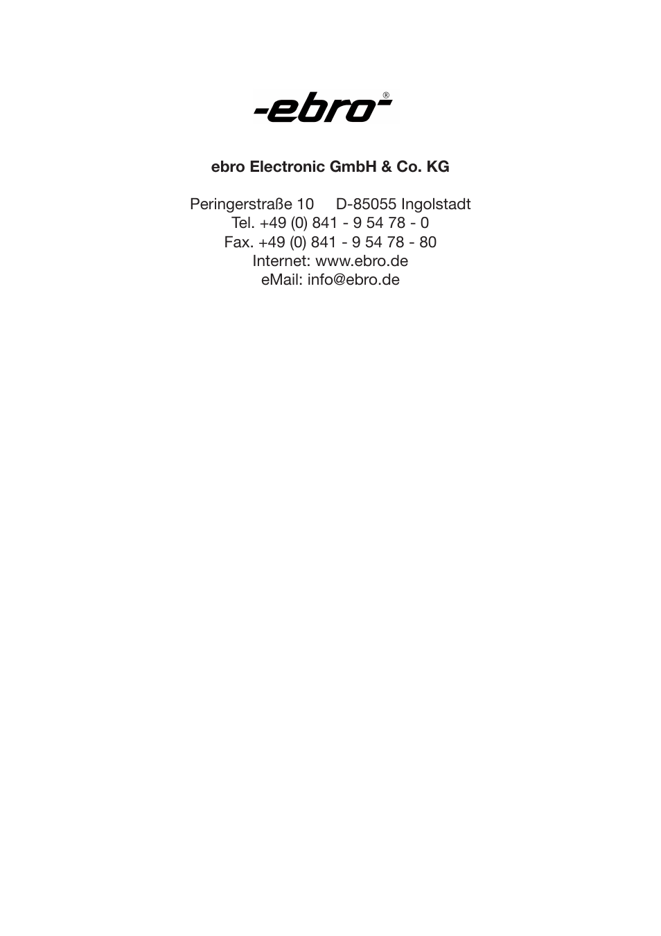 Xylem EBI 20-TF User Manual | Page 40 / 40