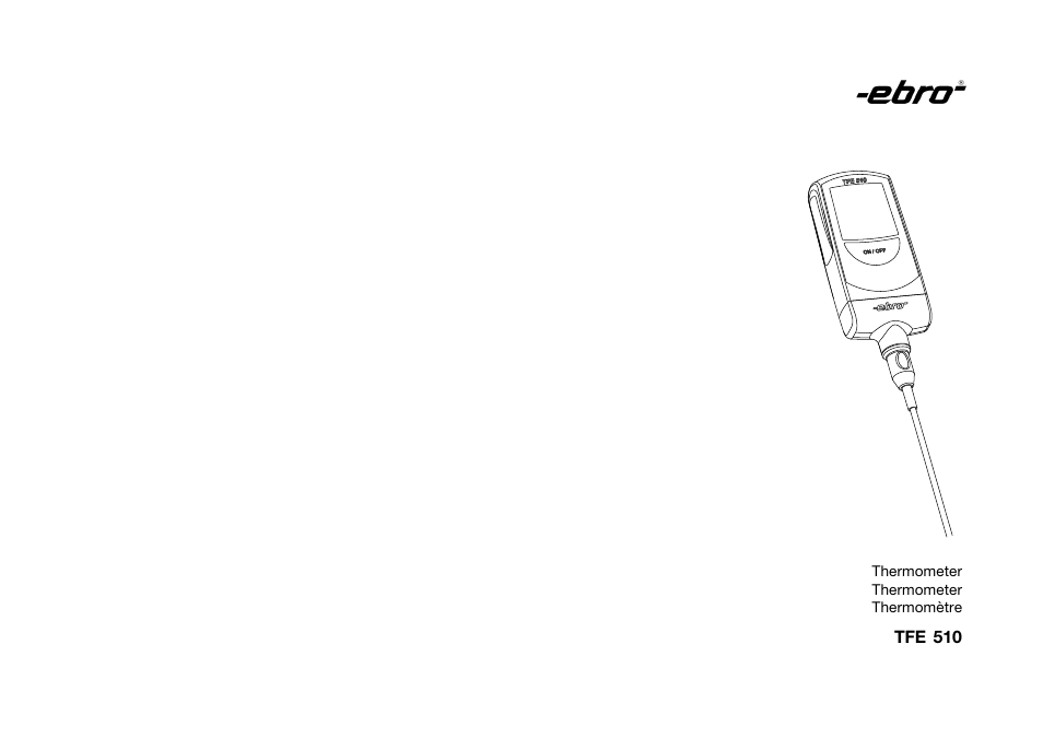Xylem TFE 510 User Manual | 18 pages