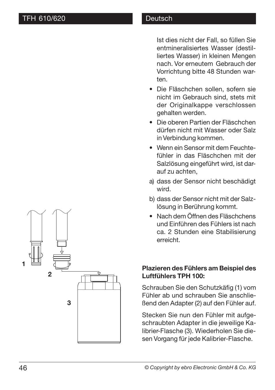 Xylem TFH 610/620 User Manual | Page 46 / 56