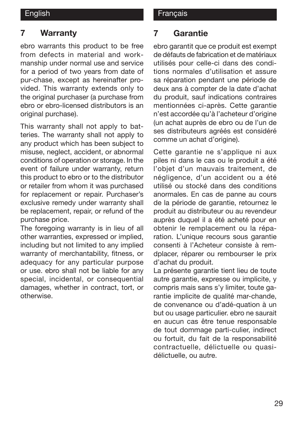 Xylem TFI 550 User Manual | Page 29 / 36