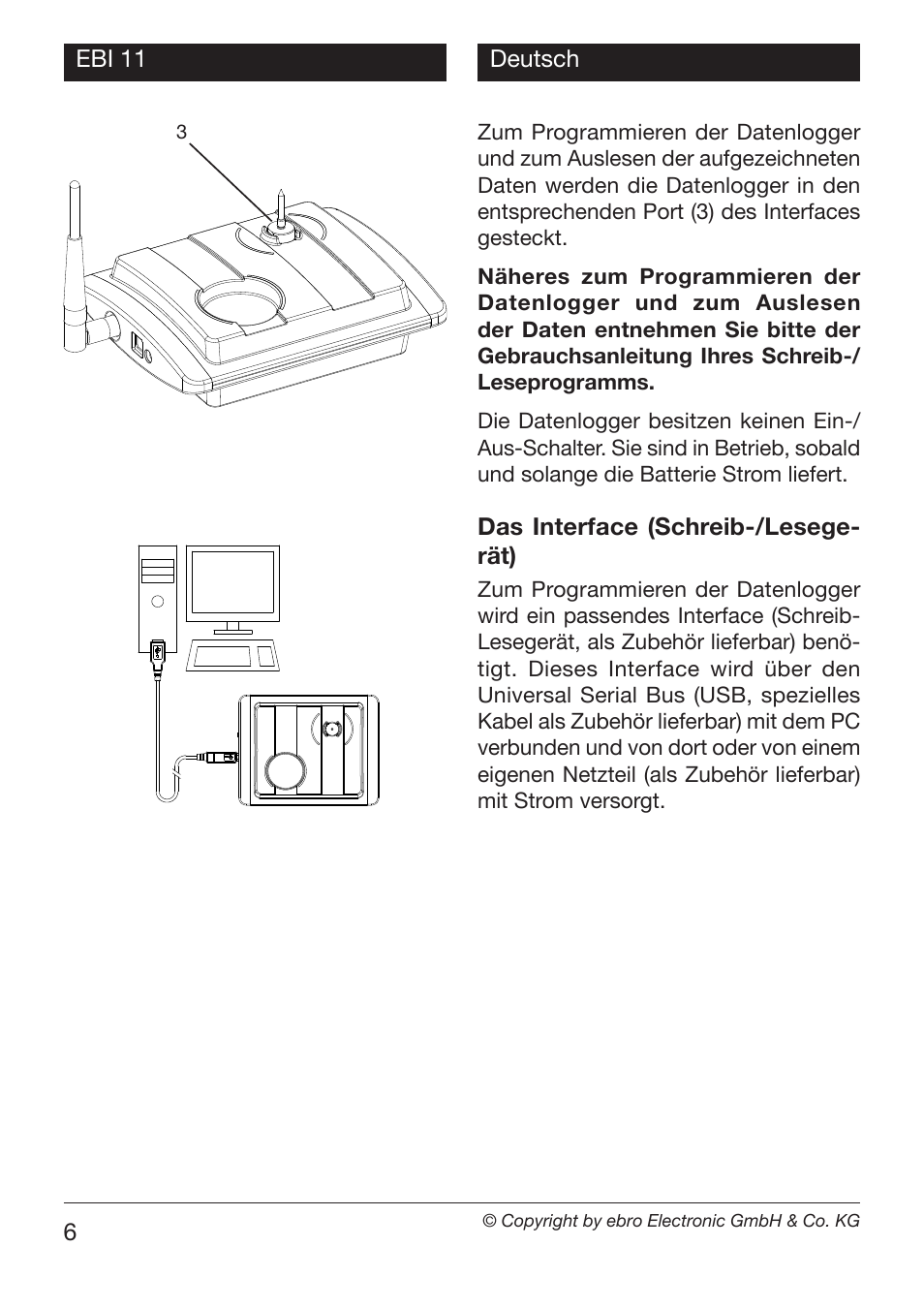 Xylem EBI 11 User Manual | Page 6 / 28