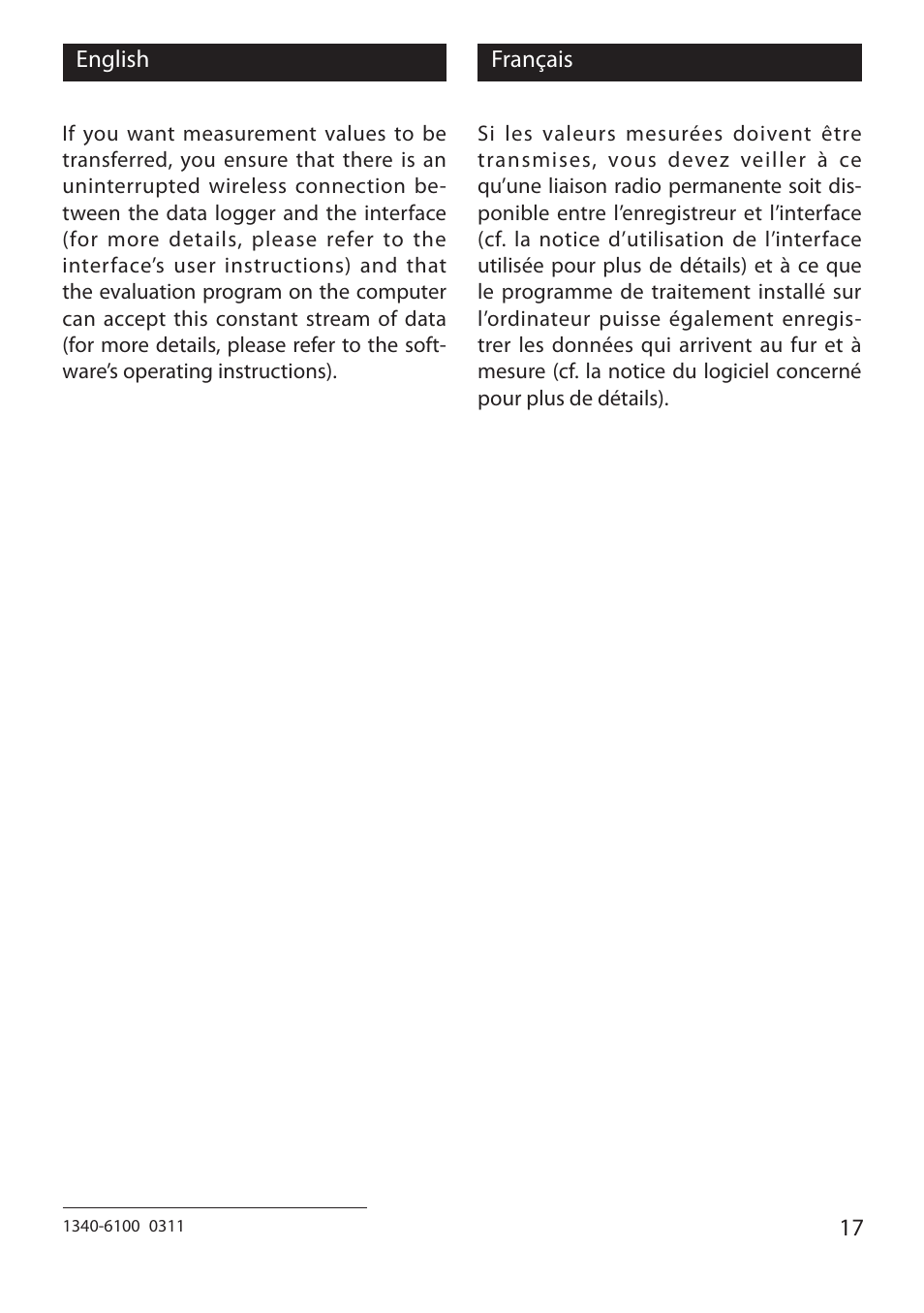 Xylem EBI 10 Serie User Manual | Page 17 / 40