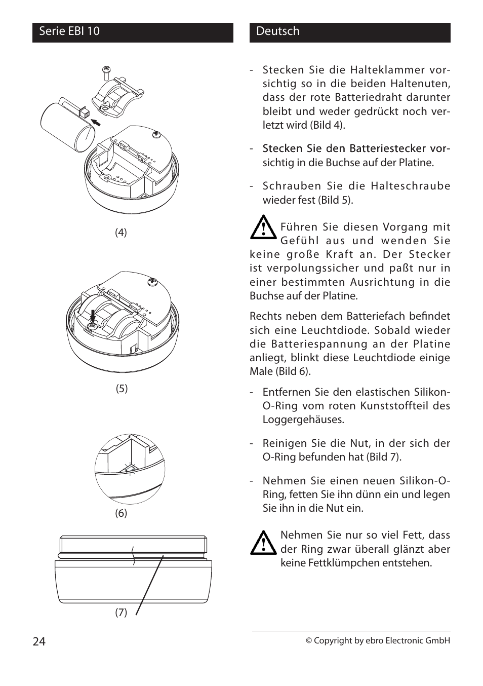 Xylem EBI 10 Serie User Manual | Page 24 / 40